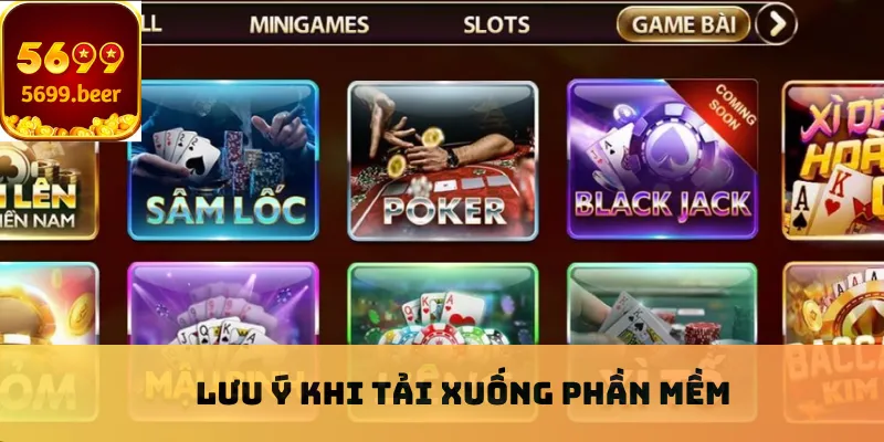 Lưu ý khi tải xuống phần mềm